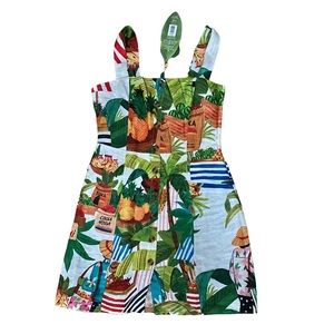 FARM Rio Tropical Fair Linen Mini Dress  - Size M